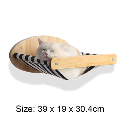 Cadre d`escalade freska en bois pour chat, échelle en sisal, meubles animaux de compagnie, hamac chat, table ronde diabétique