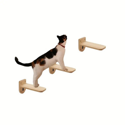 Cadre d`escalade freska en bois pour chat, échelle en sisal, meubles animaux de compagnie, hamac chat, table ronde diabétique