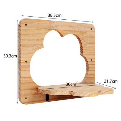 Kačių laipiojimo sieniniai baldai Laiptų lentyna prie sienos tvirtinamas hamakas, apverčiamas laiptų lentynas su sizalio virvinėmis kopėčiomis