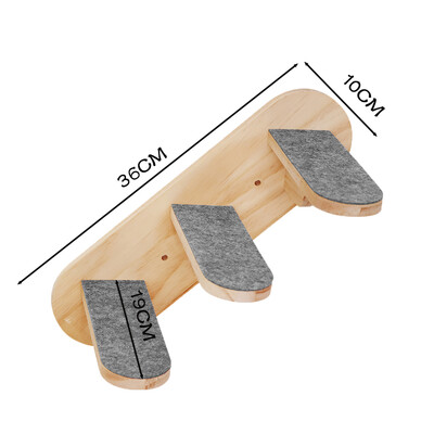 1 gabalas prie sienos tvirtinamas naminis veltinis kačių laipiojimo hamakas kačiuko poilsis Žaidimas medžio masyvo šokinėjimo pedalu veikla kačių vidaus baldai
