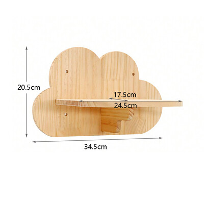 Falra szerelhető mászó macska fapolcok macskafüggőágy ugrópadlóval vagy karcoló oszloppal a macska játékhoz és alváshoz