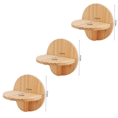 Falra szerelhető mászó macska fapolcok macskafüggőágy ugrópadlóval vagy karcoló oszloppal a macska játékhoz és alváshoz