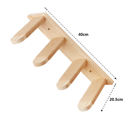 Pie sienas stiprināmi kaķu plaukti un četrpakāpju kāpnes pie sienas koka sizala gultas šūpuļtīkls lecama platforma kaķu spēlēšanai un gulēšanai