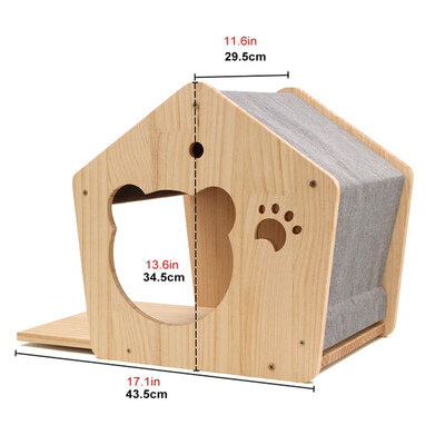 Mobilier de perete pentru pisici Cadru de catarare Montat pe perete din sisal Scara pentru zgarieturi pentru pisici de interior Pedale de cuib pentru pisici Pisici Joaca si dorm