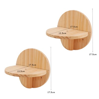 Arbore pentru pisici Suport pentru cățărare pentru pisici, montat pe perete, stâlp de zgâriat pentru pisici, pod cu hamac, biban pentru pisici și joacă