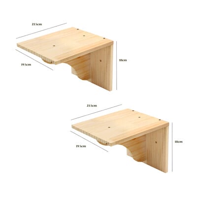 Kasside ronimisriiulid Seinale kinnitatav kassi võrkkiik ja Steps kõndimise hüppeplatvorm puitmööbli jaoks Kitty mängib ja magab