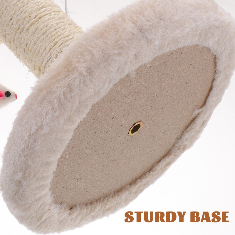 1 kaķa skrāpējamais stabs, sizala kaķa spīļu skrāpis, kaķa kāpšanas rotaļlieta kaķēnu kaķim iekštelpu mājdzīvnieku mēbelēm, skrāpējamais stabs 20x18x15cm