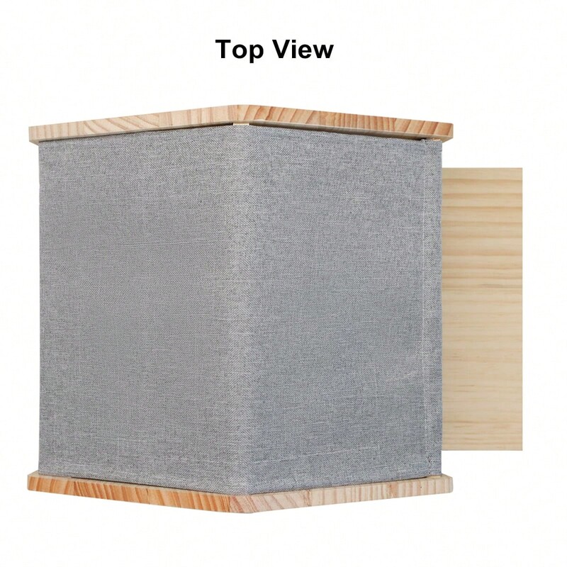 Koka kaķu māja kāpšanai uz peldoša plaukta pie sienas piestiprināta kaķēnu villa guļam un atpūtai sienas mēbelēm