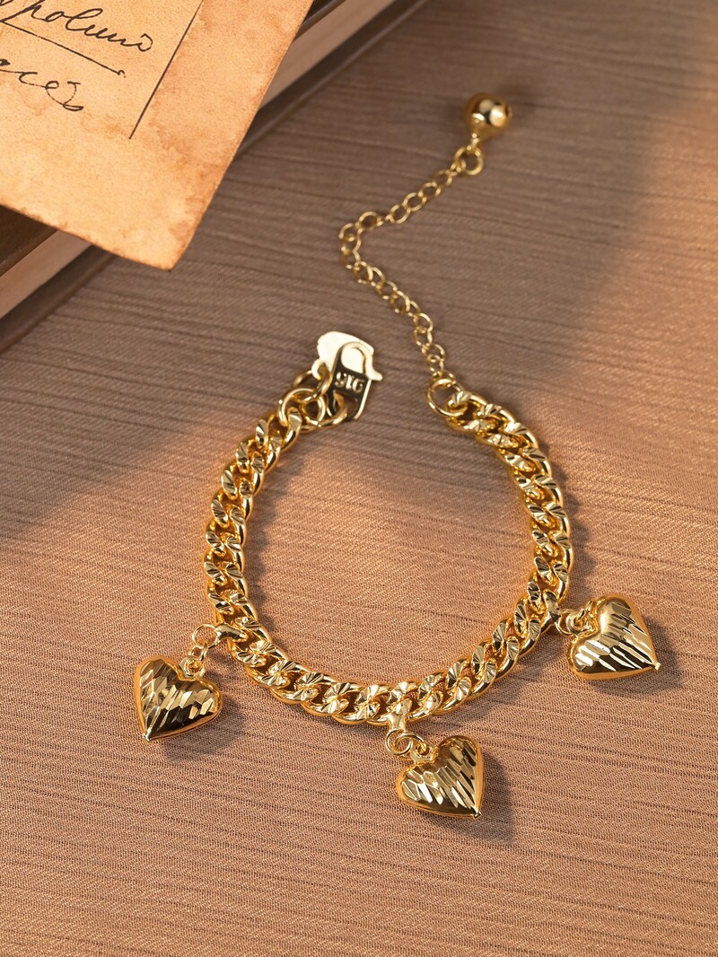 Eiropas un Amerikas pārrobežu visvairāk pārdotās bērnu rokassprādzes, vienkāršs nišas dizains, sieviešu rokassprādzes, mazas persiku sirsniņas, augstas klases mīlestības rokassprādzes