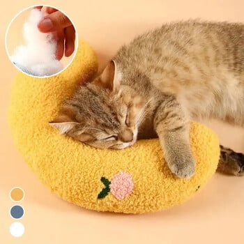 Pet Little Pillow Fashion Neck Protector Deep Sleep Puppy Kitten σε σχήμα U Μαξιλάρι Σκύλος γάτα Προσκέφαλο Μαξιλάρι ύπνου Προμήθειες για κατοικίδια