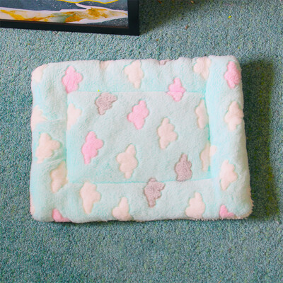 Šiltas flanelinis naminių gyvūnėlių kilimėlis šunims Katėms Minkštas vilnos antklodės Jaukus miegojimo lovos šuniukai kačiukai šuniukas kačiuko pagalvėlė naminiams gyvūnėliams aksesuaras