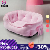 Labai mielas, mielas naminių gyvūnėlių kraikas, minkštas ir patogus, elastingas PP vatos šunų lova Maža šunų sofa visiems sezonams