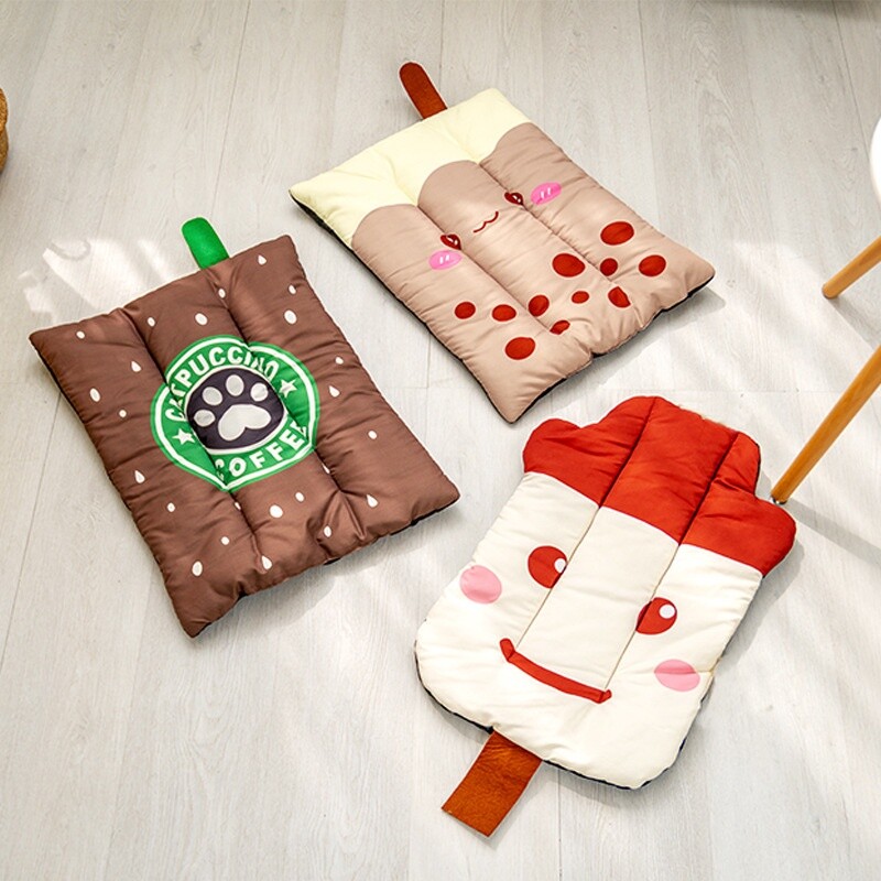 Covoraș de răcire de vară pentru animale de companie Tampă de gheață Câini Covorașe de dormit pentru pat de răcire respirabil Tampă lavabilă cu fructe Accesorii pentru pisici