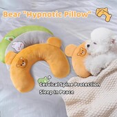 Nou 1/3 buc perne pentru pisici pentru pisici, câini, pernă liniștitoare, pernă pentru gât, pentru cățeluși și pisici, pernă drăguță lavabilă