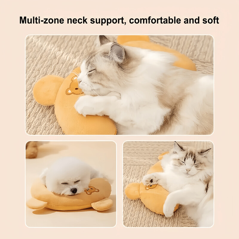 Nou 1/3 buc perne pentru pisici pentru pisici, câini, pernă liniștitoare, pernă pentru gât, pentru cățeluși și pisici, pernă drăguță lavabilă