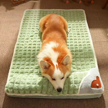 MADDEN Winter Warm Dog Mat Πολυτελής καναπές για Small Medium σκύλους Καρό κρεβάτι για γάτες Dogs Fluff Sleeping αφαιρούμενα πλένονται κρεβάτια για κατοικίδια