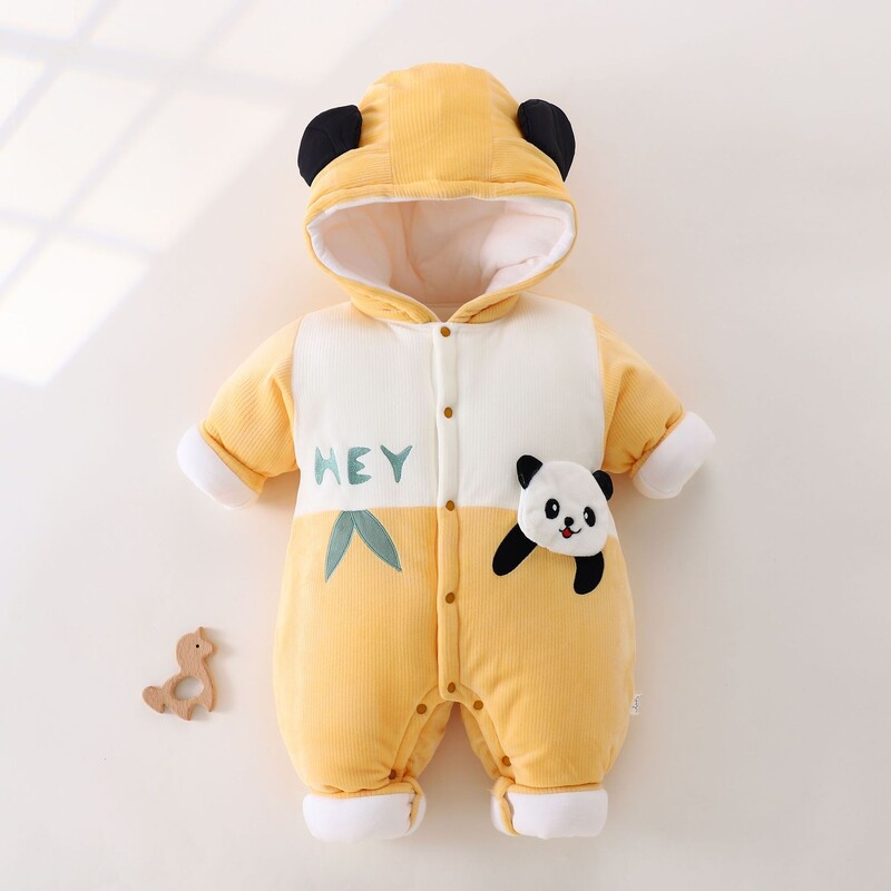  Biezināti bērnu kombinezoni, mazuļu rudens un ziemas virsdrēbes, bērnu kombinezoni, piegāde vienā gabalā