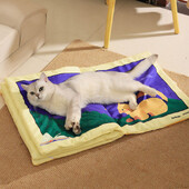 2024 Covoraș pentru câini de pisică cu benzi desenate Pat pentru cățeluș de iarnă Jucării pentru cuib de pisică Covoraș pentru canisa cu desene animate Canapele Cuvernă de dormit Accesorii pentru animale de companie