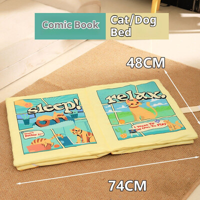 2024 Covoraș pentru câini de pisică cu benzi desenate Pat pentru cățeluș de iarnă Jucării pentru cuib de pisică Covoraș pentru canisa cu desene animate Canapele Cuvernă de dormit Accesorii pentru animale de companie
