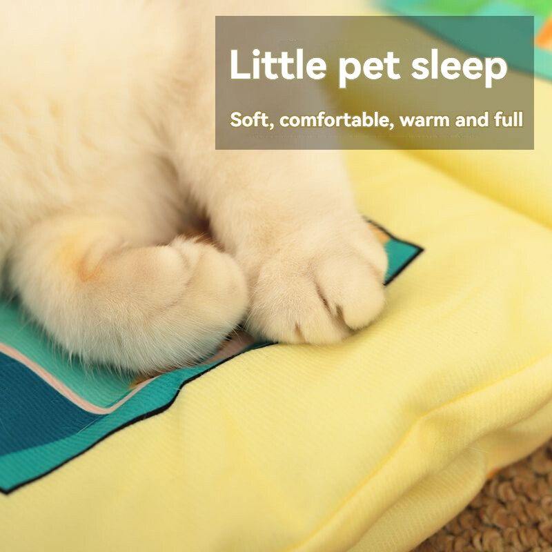 2024 Covoraș pentru câini de pisică cu benzi desenate Pat pentru cățeluș de iarnă Jucării pentru cuib de pisică Covoraș pentru canisa cu desene animate Canapele Cuvernă de dormit Accesorii pentru animale de companie