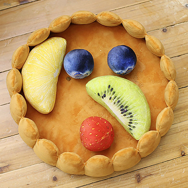 Kawaii Fruit Tart Māja suņu un kaķu gultā, kokvilna, kūkas formas mājdzīvnieku audzētava, jautrs, jauks kucēns, kaķēns, mazgājama ligzda, silts spilvens