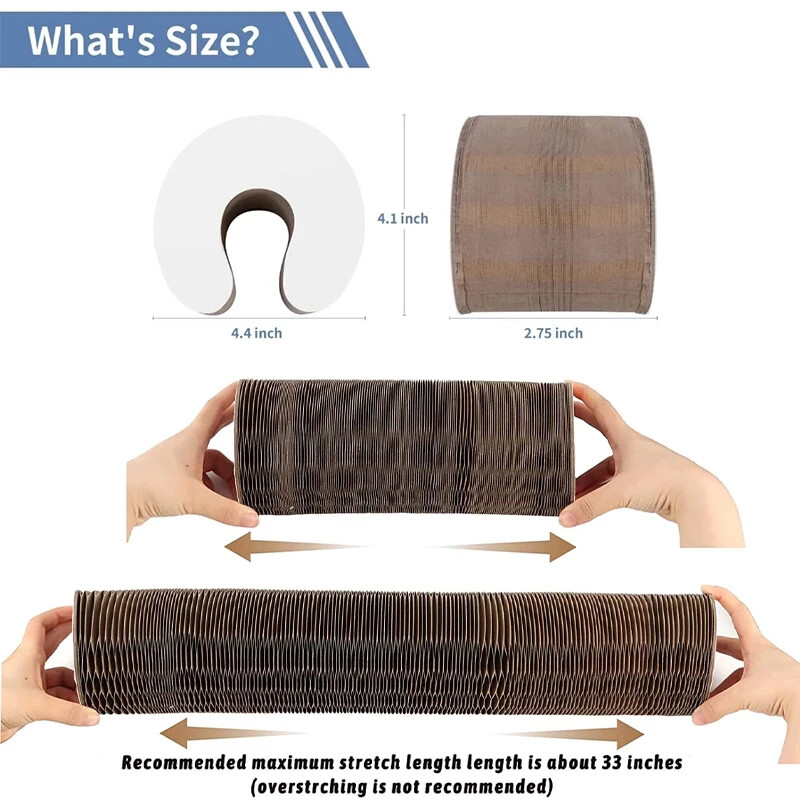 Stebuklingi vargonai kačių žaislai katėms, draskytoms, braukiančioms lentoms, apvalioms gofruotoms draskymoms skirtų žaislų katėms šlifavimo letenėlėmis kačių priedai