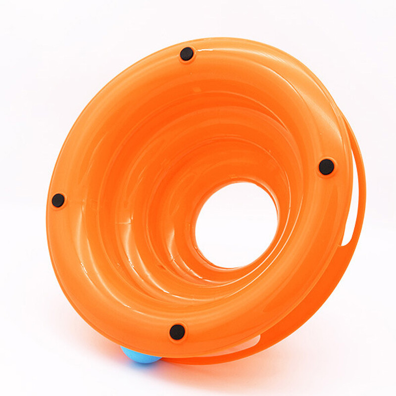 Interaktyvus bokštas kačių žaislas sukamieji rutuliukai katėms skirti žaislai kačiukas.