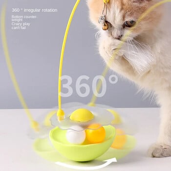 Hot Funny Tumbler Toys for Cats Kitten Interactive Resistant Bite Resistant Πικάπ Πικάπ βελούδινα φτερά Παιχνίδια για γάτες προμήθειες για κατοικίδια