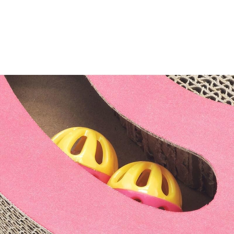 jucărie pentru pisici artefact amuzant pentru pisică Scărgăritor Placă de zgâriat rezistentă la uzură cu clopoțel lovire-a-aluniță pentru a ascuți ghearele Placă turnantă pentru pisici