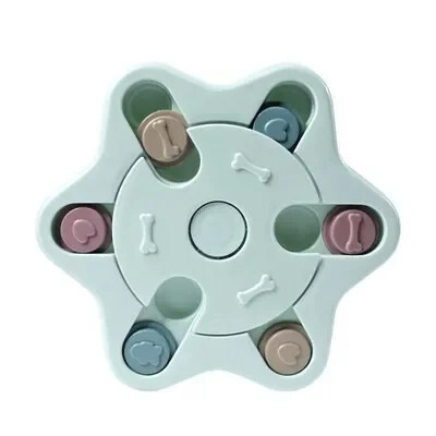 Šunų galvosūkių žaislai Lėtas tiektuvas, interaktyvus, padidinantis IQ maisto dozatorius, neslystantis lėtai valgantis dubuo kačių šunų maisto žaidimai