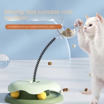 Cat Puzzle Food Leaking Ball Toy Cat Dog Interactive Treat Παιχνίδι με διαρροή Catnip Αργή τροφοδοσία σκύλων γάτας Διασκεδαστικά προϊόντα για κατοικίδια Αξεσουάρ