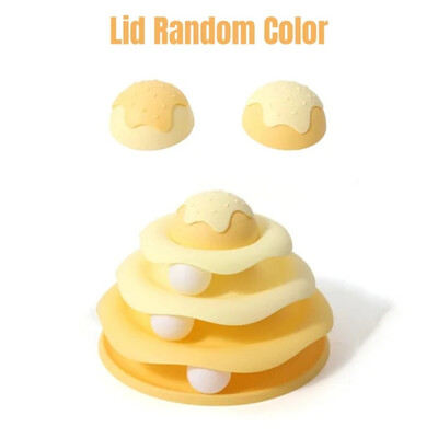 Kačių bėgimo žaislai Trijų sluoksnių kačių patefonas su kamuoliu intelektu Treniruojantis takelis interaktyvūs žaislai naminių gyvūnėlių nuobodulį mažinantys reikmenys