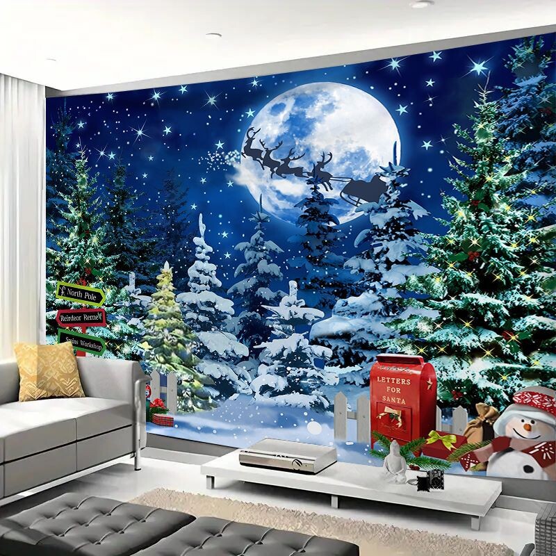 Gyári közvetlen szállítás új karácsonyfa meleg kárpit lakberendezési lógó szövet háttér szövet