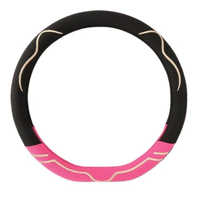 Capa volan din mătase de gheață, universale pentru toate anotimpurile accesorii drăguțe pentru mașină huse de volan pentru cu antiderapante și respirabile