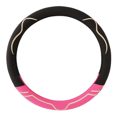 Capa volan din mătase de gheață, universale pentru toate anotimpurile accesorii drăguțe pentru mașină huse de volan pentru cu antiderapante și respirabile