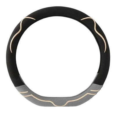 Capa volan din mătase de gheață, universale pentru toate anotimpurile accesorii drăguțe pentru mașină huse de volan pentru cu antiderapante și respirabile