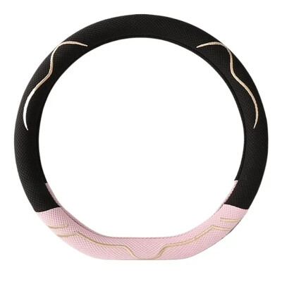 Capa volan din mătase de gheață, universale pentru toate anotimpurile accesorii drăguțe pentru mașină huse de volan pentru cu antiderapante și respirabile