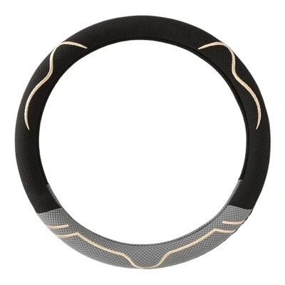 Capa volan din mătase de gheață, universale pentru toate anotimpurile accesorii drăguțe pentru mașină huse de volan pentru cu antiderapante și respirabile