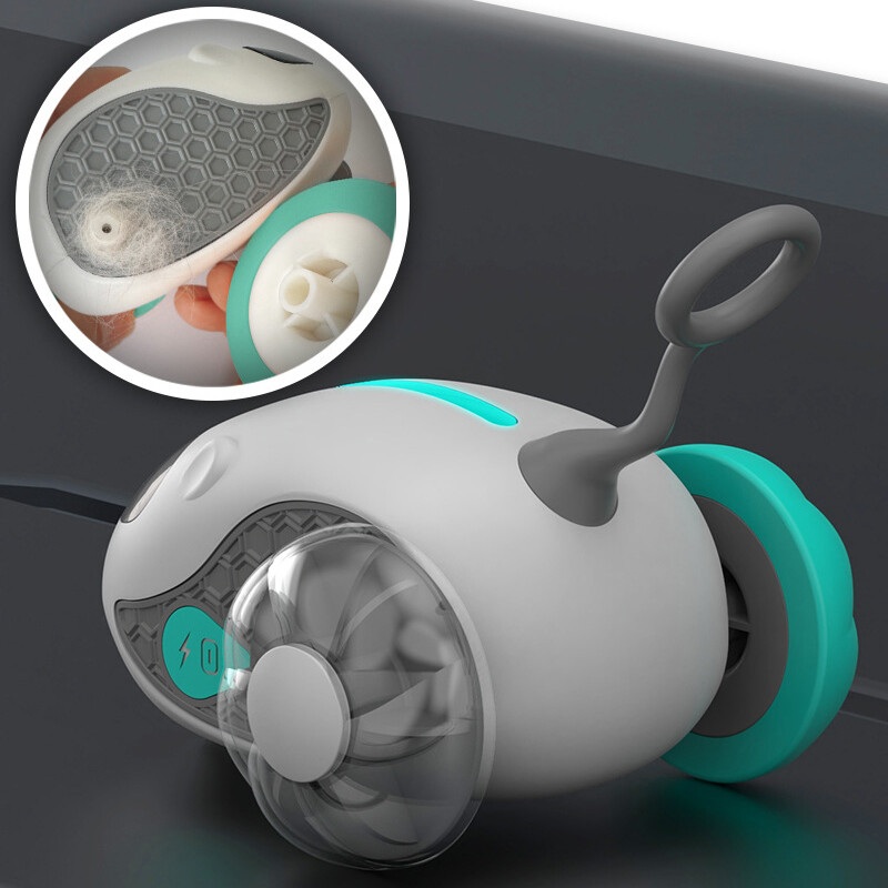 Mașină inteligentă de jucărie pentru pisici, minge interactivă de jucărie pentru pisici, mașină cu rulare automată, telecomandă, mașină electrică pentru interior pentru animale de companie