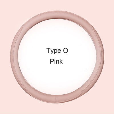 Automobilio neslystantis odinis vairo dangtelis Universalus automobilio vairo apsauginis dangtelis Madingas stilius 38 cm forma OD žalia