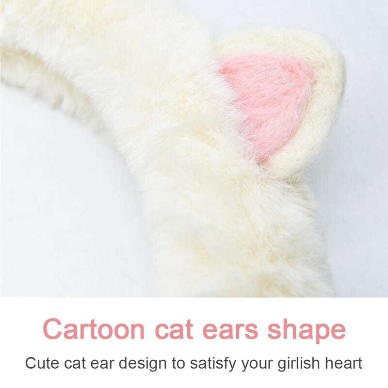 Drăguță pisică de desene animate Volan automat Husă de protecție din pluș Iarnă Mașină anti-alunecare Accesorii de decorare pentru animație interioară caldă