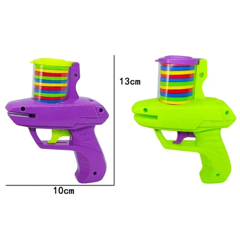 Kaķu rotaļlieta Interaktīva diska šāvēja mājdzīvnieku apmācības rotaļlieta, putuplasta mīksta ložu pistole, kas mazina depresiju. Hi Cat Rotaļlietas mājdzīvnieku piederumiem