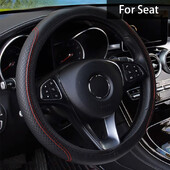 Automobilio vairo dangtis mikropluošto odinis apsauginis dangtelis, apsaugantis nuo slydimo sėdynės Ibiza 6l 6J Leon Mk3 mk2 5F 2 Cupra Alhambra