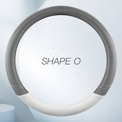 Husă pentru volan de mașină, universală, din piele, anti-alunecare, husă de protecție pentru volan de mașină Diametru 38 cm, formă OD