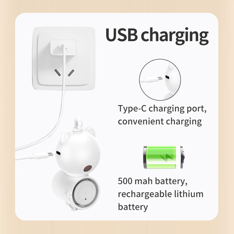 Automatiniai lazeriniai kačių žaislai Interaktyvūs plunksnų kačių žaislai kambarinėms katėms Atsitiktinės trajektorijos judesiu aktyvuojamas kabančių durų kačiuko žaislas
