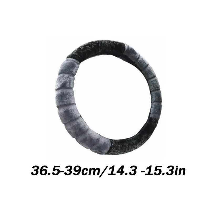 Capac pentru volan drăguț pentru ureche de desene animate - Protector universal de 15 inchi cald și confortabil pentru accesorii auto pentru femei