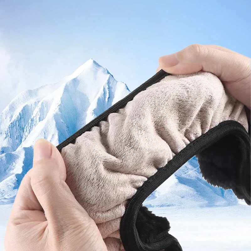 Nou Iarnă Black Charm Warm Long Lână Pluș Volan Mașină Huse Interior Universal din Lână