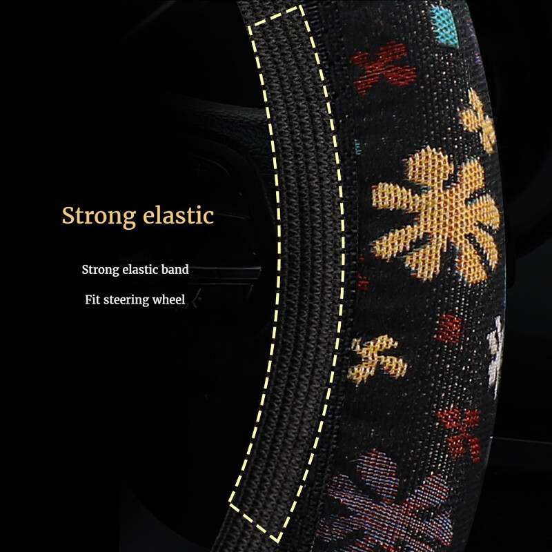 Elasztikus, rugalmas kormánykerékborítás belső gyűrű nélkül, 14,5-15 hüvelykes kormánykerekekhez illeszkedik, légáteresztő vászon, szagtalan, könnyen hordozható