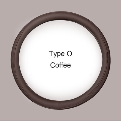 Automobilio neslystantis odinis vairo dangtis Universalus automobilio vairo apsauginis dangtelis Fashion Style 38cm forma O forma D