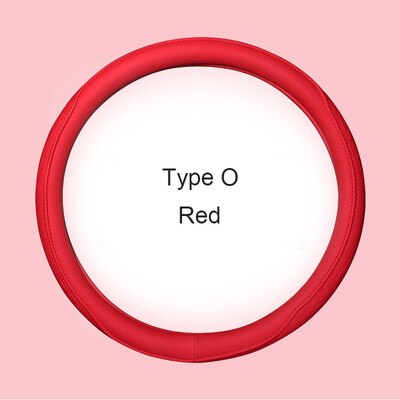 Automobilio neslystantis odinis vairo dangtis Universalus automobilio vairo apsauginis dangtelis Fashion Style 38cm forma O forma D